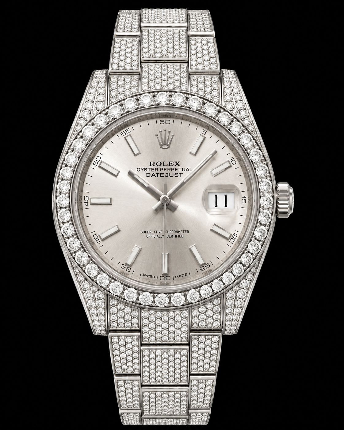 Rolex Datejust  SS 15cts Diamonds k3n22129
