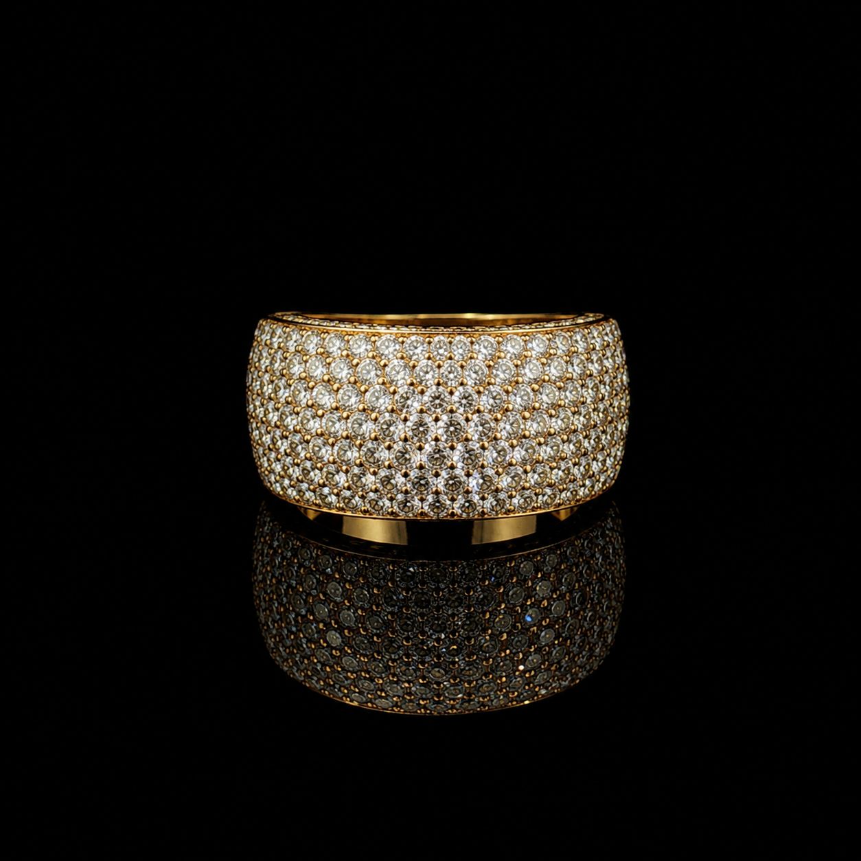 10k Yellow Gold 11.1g 4cts Band