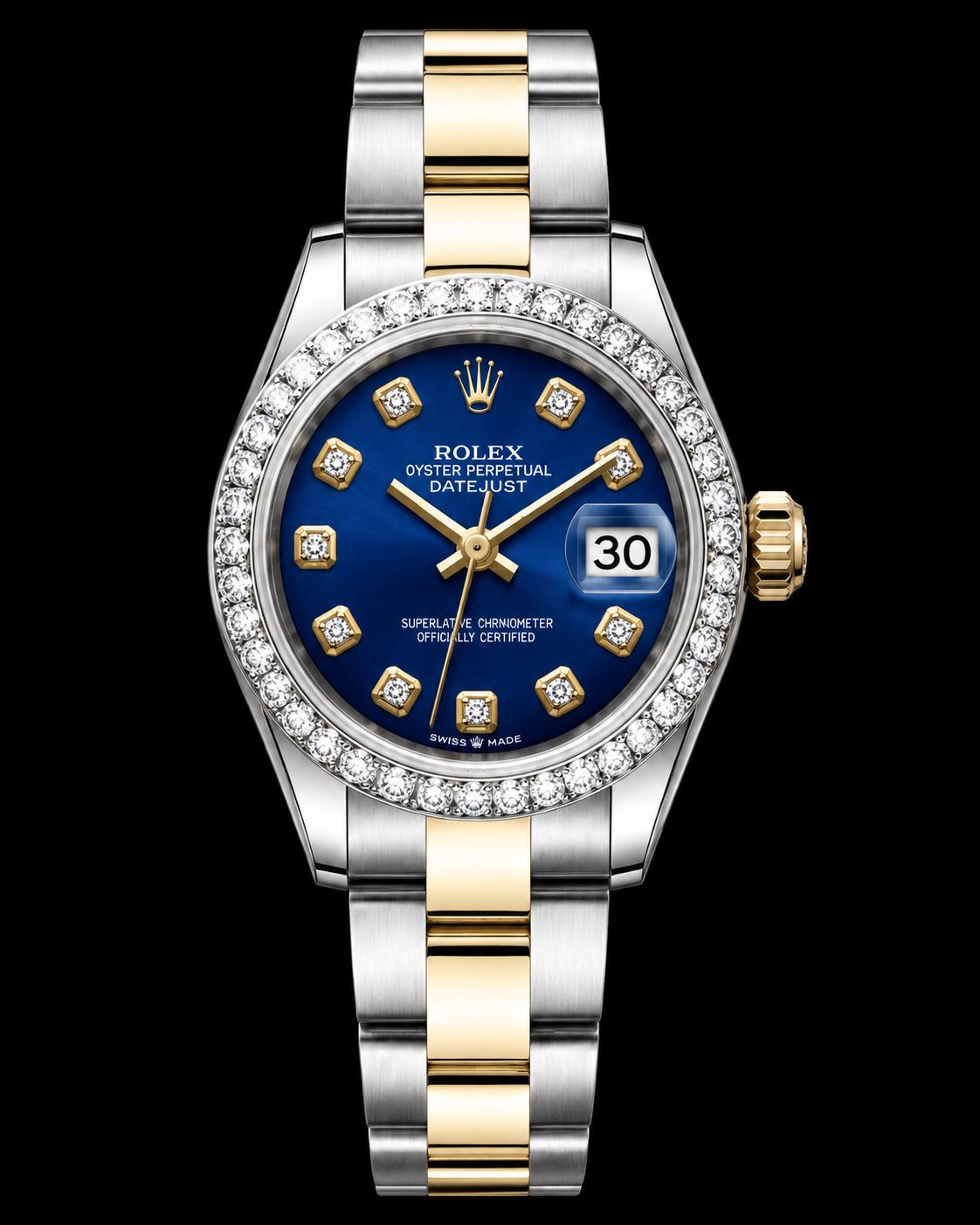 Rolex Datejust 26mm Two Tone oyster purple