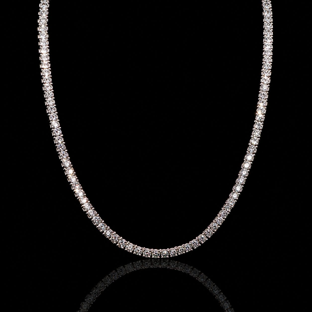 10k White Gold 36.8g 1.88ct Tennis