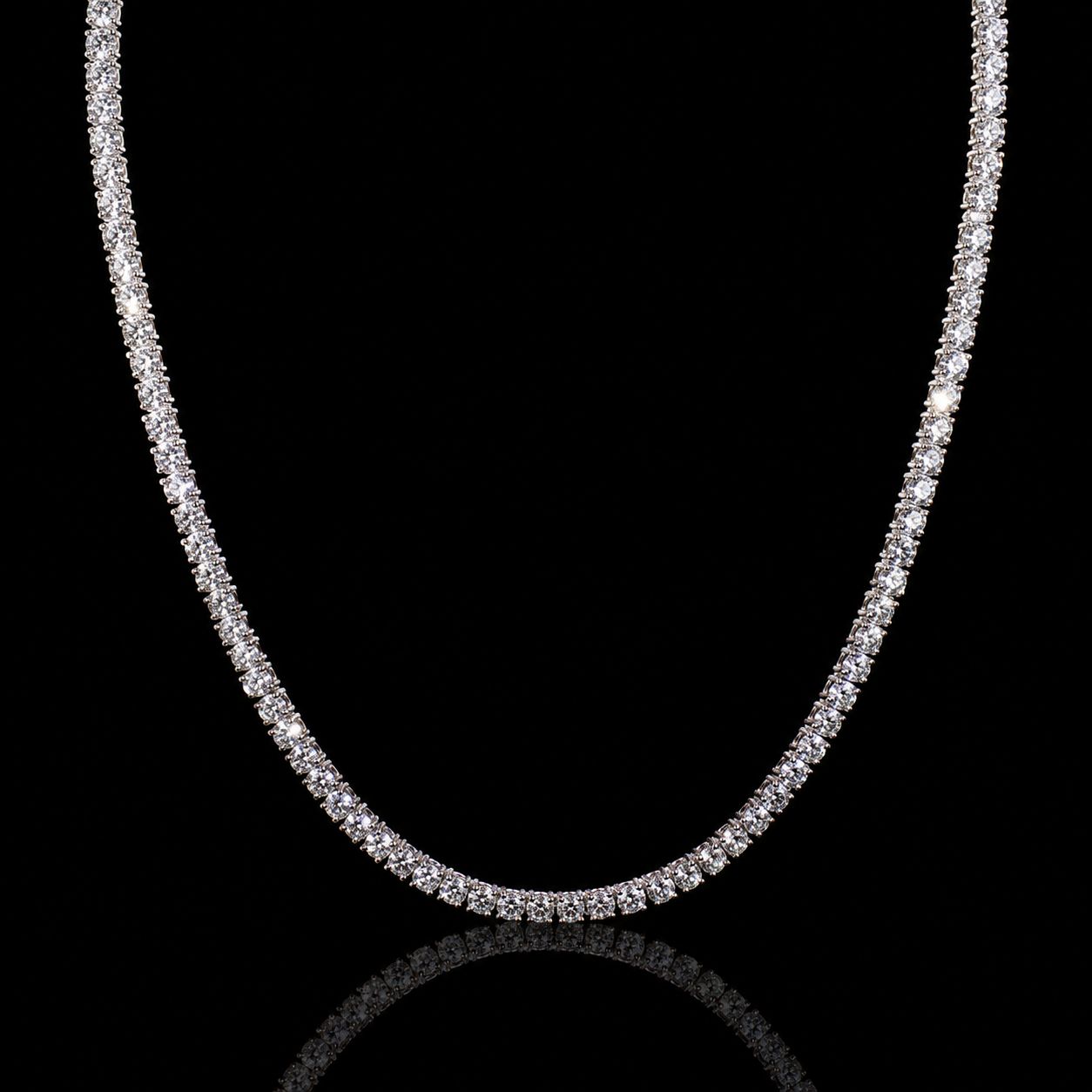 10k White Gold 34.1g 1.83ct Tennis
