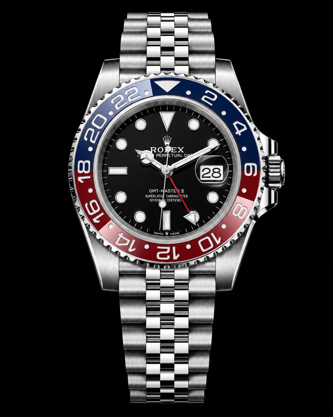 Rolex GMT-Master II “Pepsi” 40MM  Jubilee 126710 BLRO