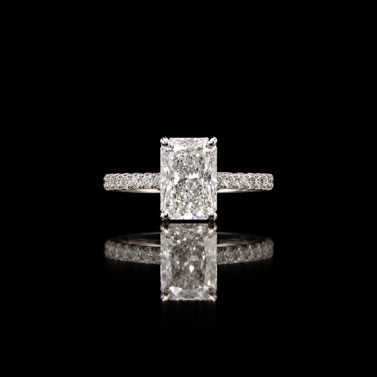 14k White Gold 2.7g 2.44ct Diamond
