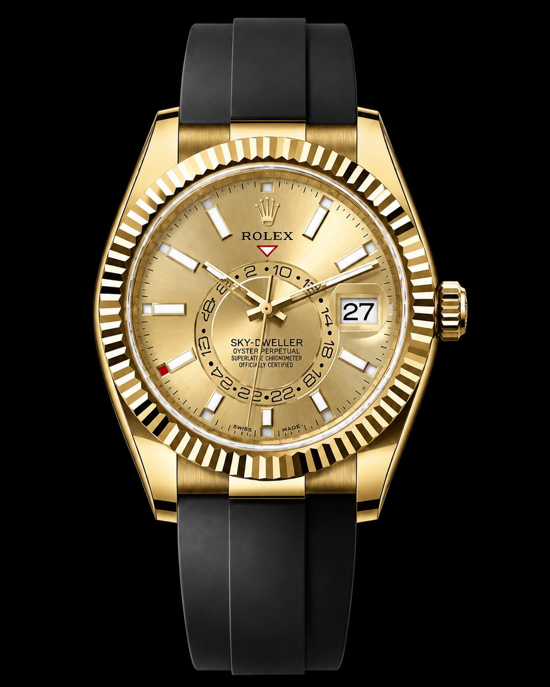 Rolex Sky-Dweller Yellow Gold oyster flex 326238