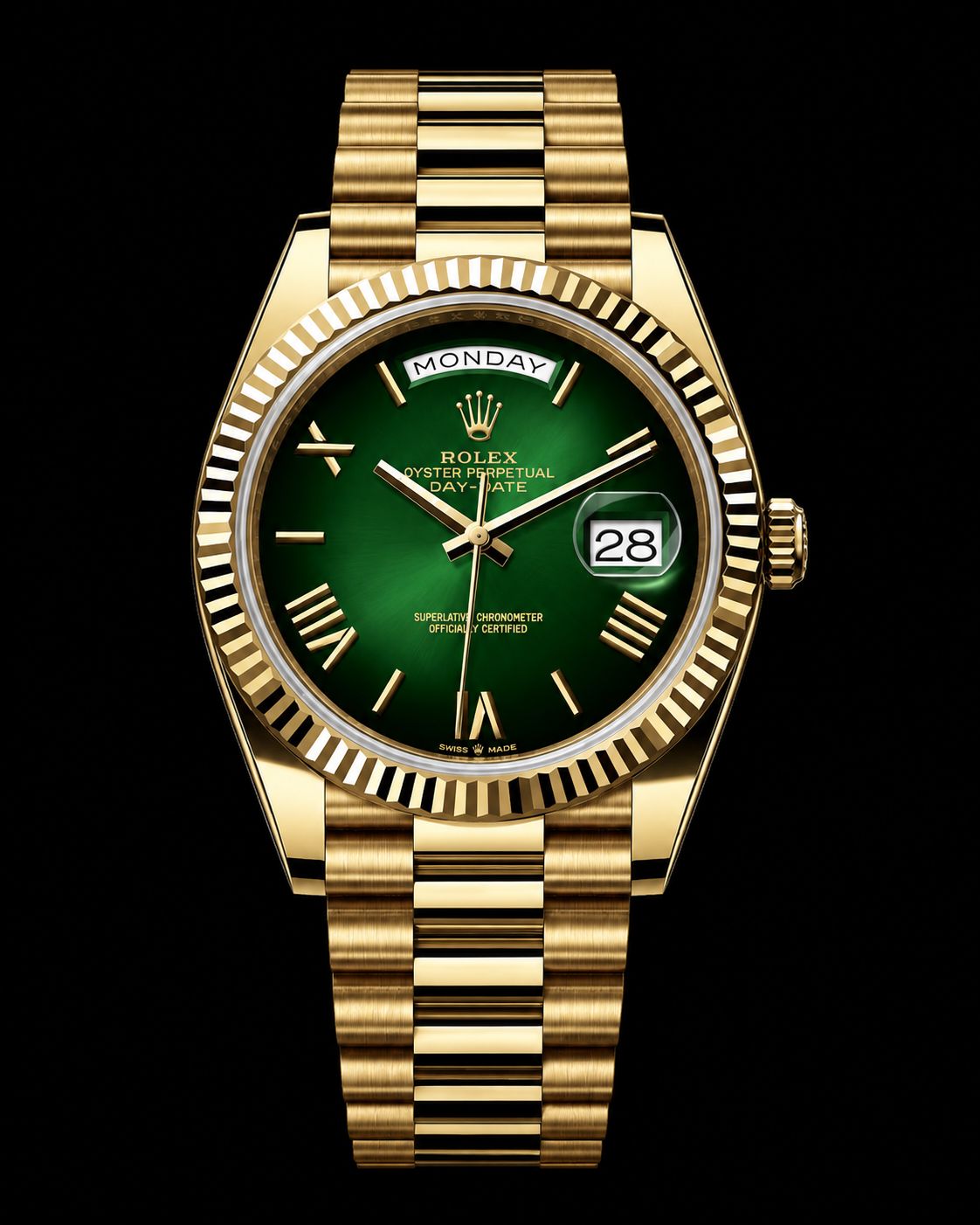 Rolex Day Date 40 Yellow Gold Ombre 228238