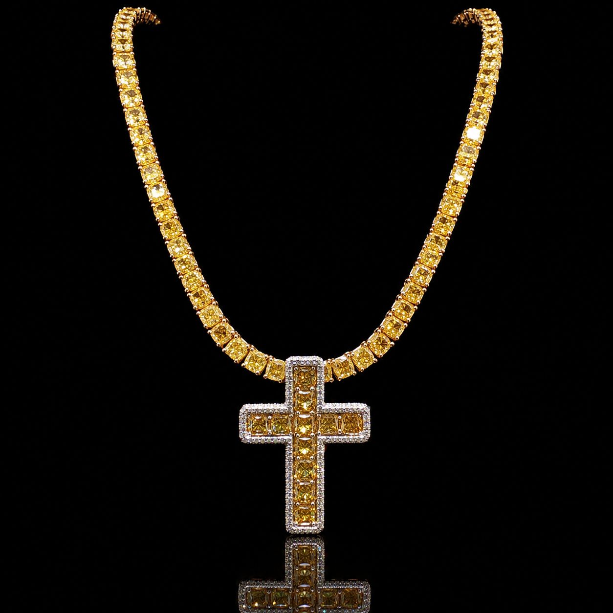 10k Yellow Gold 84.6g  100.99ct 75 Pointer Cush