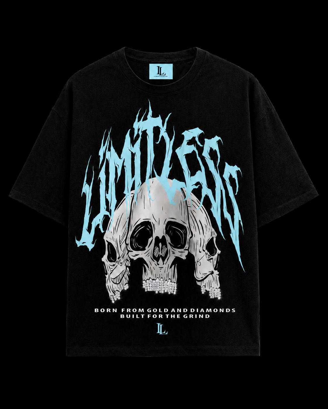Limitless “Born From Pressure” Tee Black