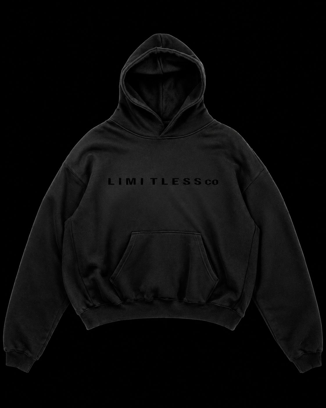 Limitless Signature Tonal Hoodie Black