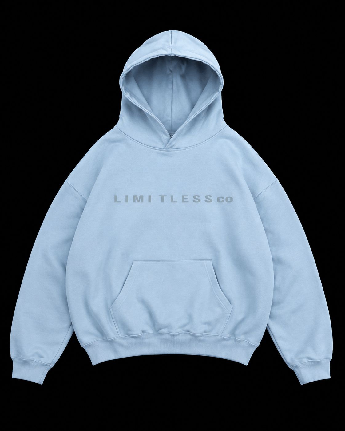 Limitless Signature Tonal Hoodie Sky Blue