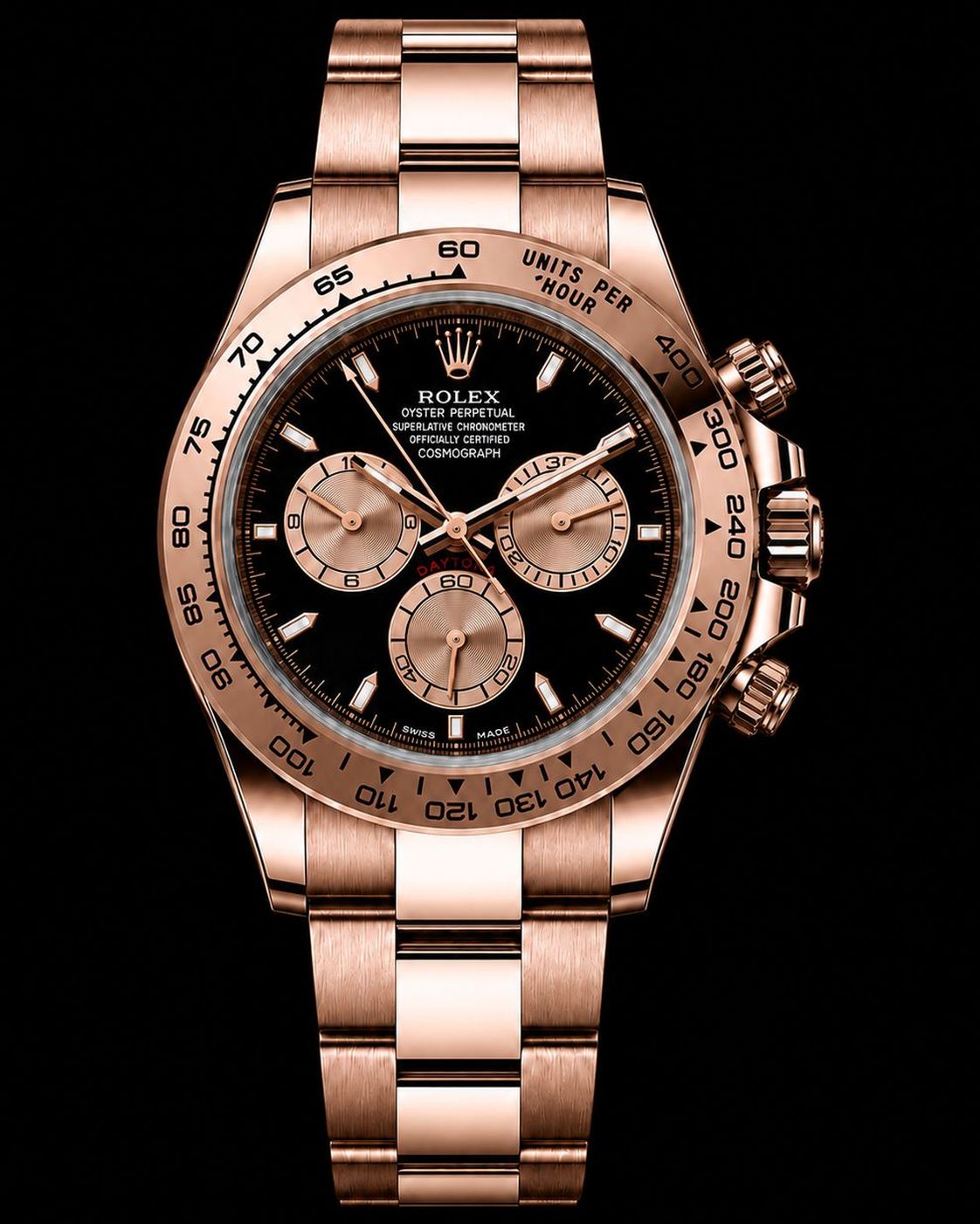Rolex Daytona Rose Gold Black Dial 116505
