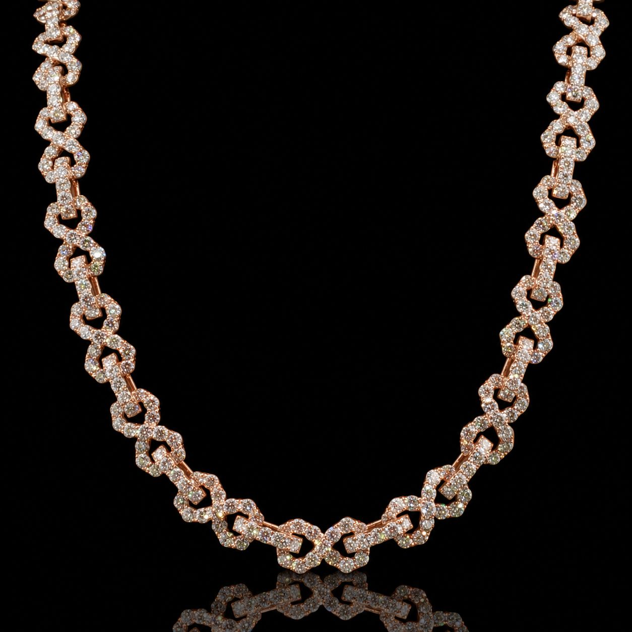 10k Rose Gold 114.3g 55.87ct Infinity