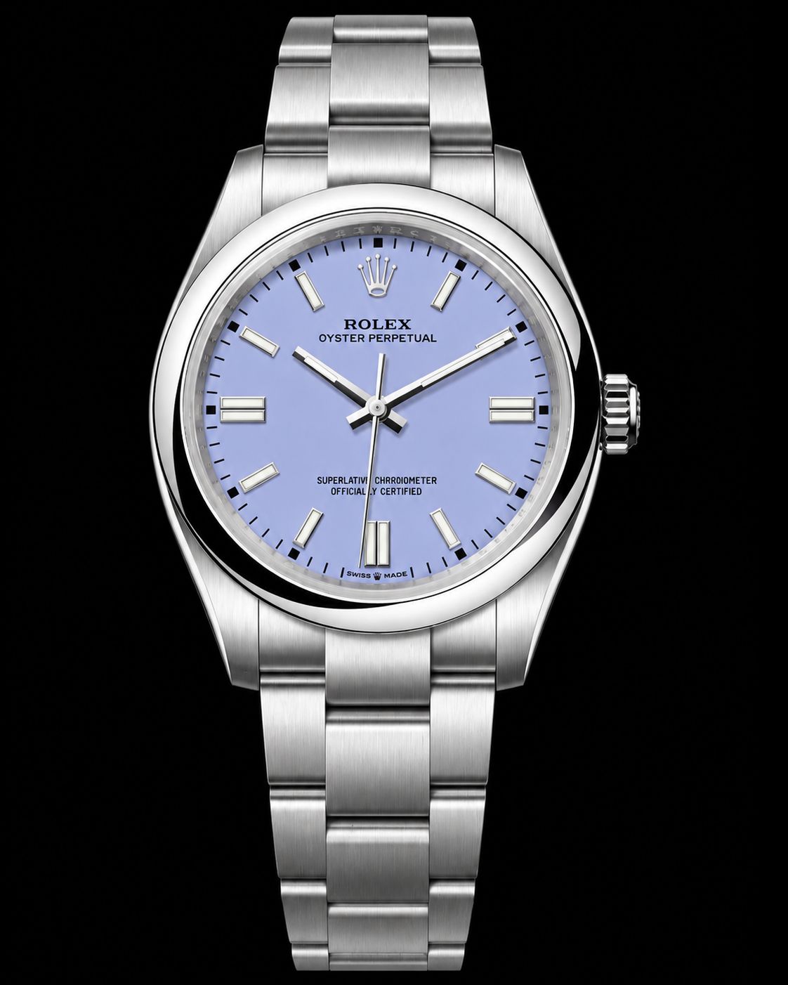 Rolex Oyster Perpetual 36mm Lavender 126000 (Wood Card)