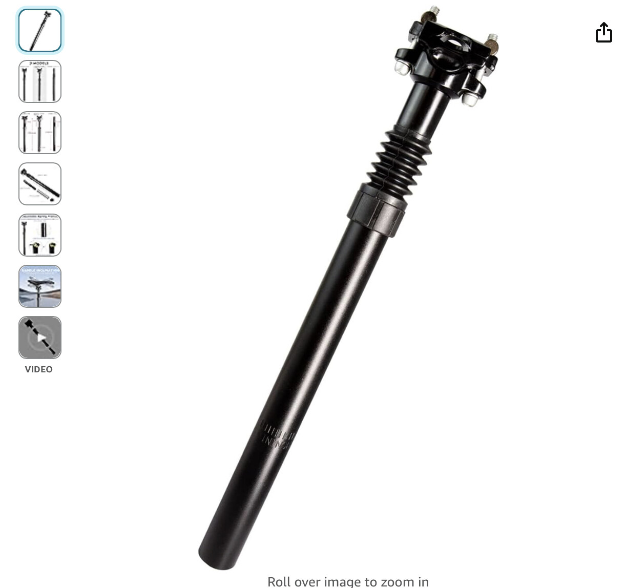 Shock absorber post