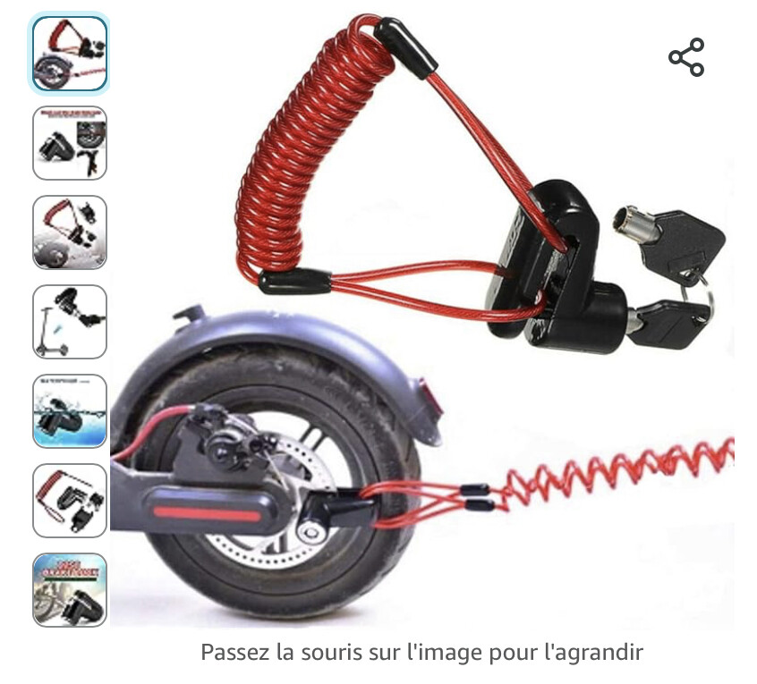 Bike wheel lock