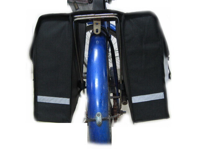 Bag safari rear 1 piece cordura black (40105)