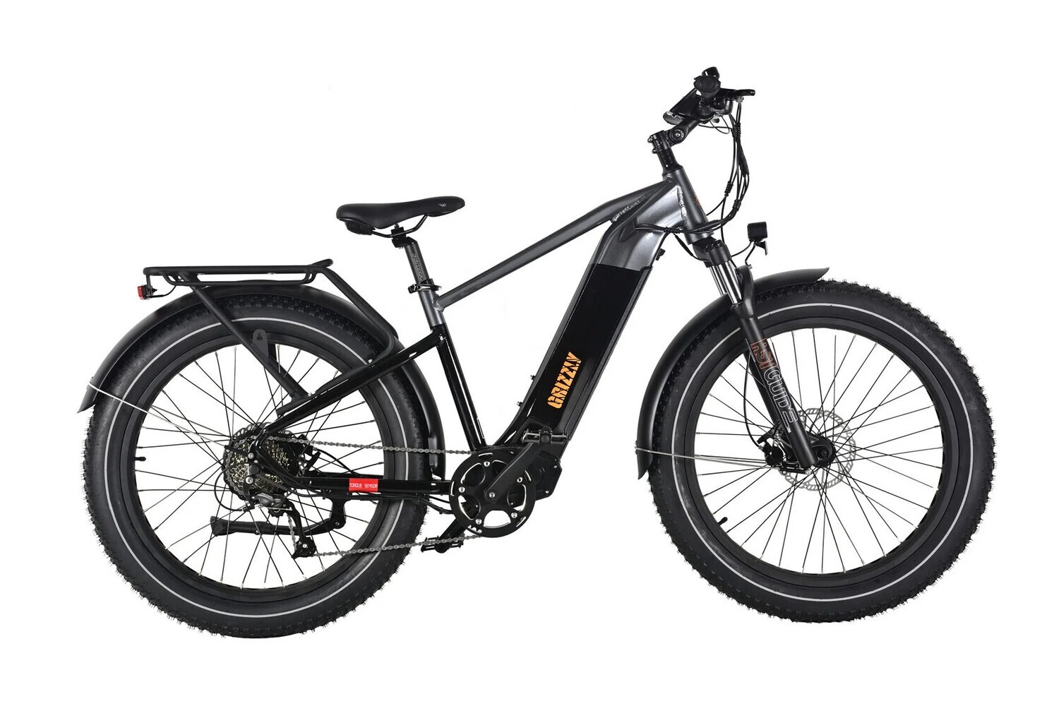RIDE BIKE STYLE (GRIZZLY  MEN 18.5&quot; BLACK/GREY) (48V-20AH)