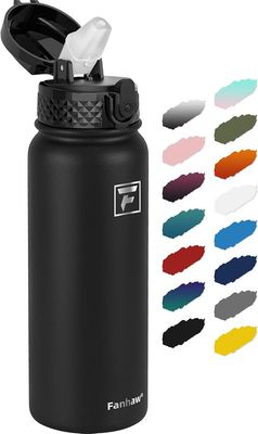 WATER BOTTLE FANHAW BLACK 20oz