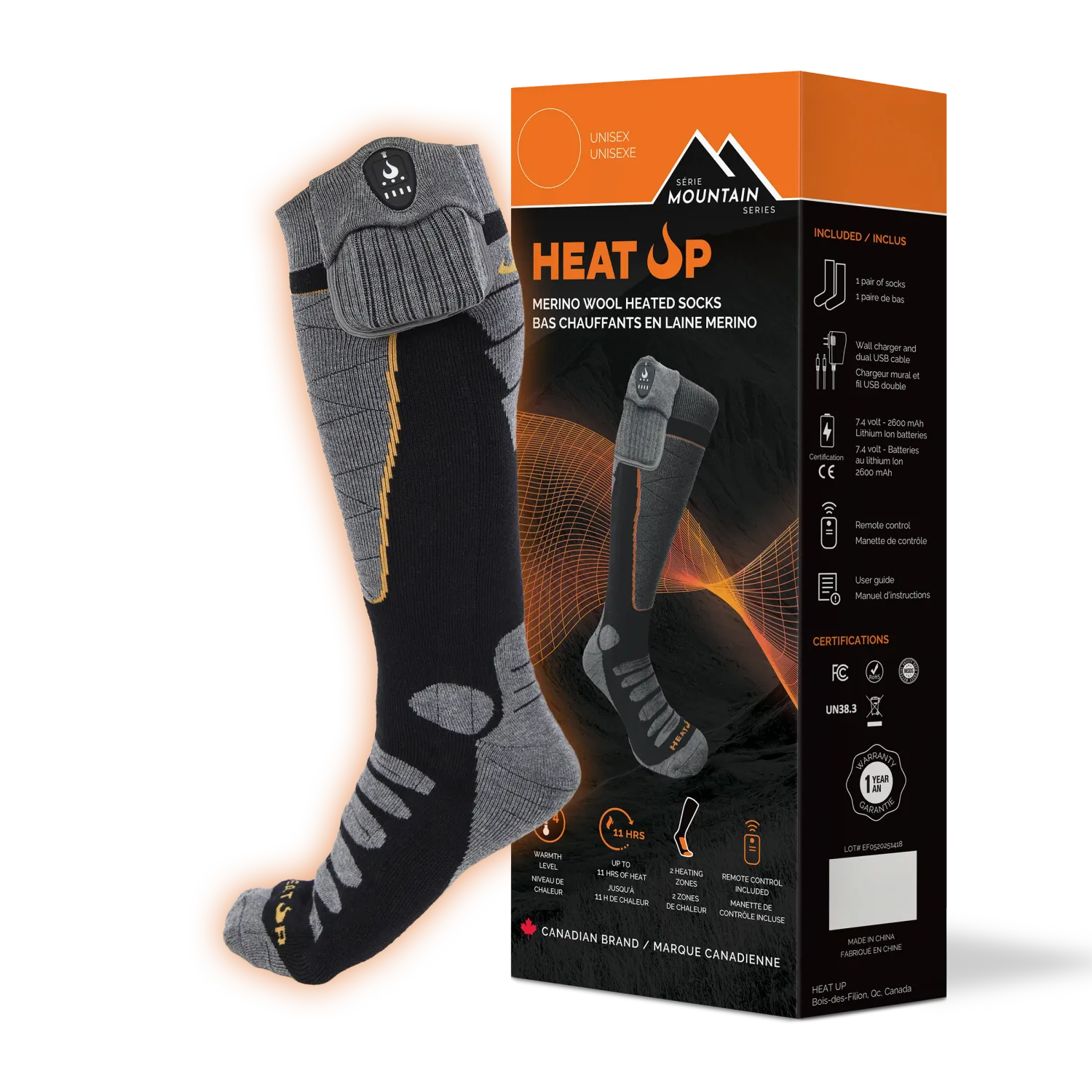 Heat Up Heated Socks