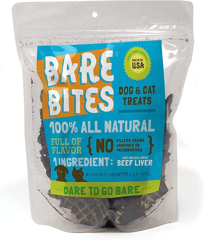 Bare Bites - Beef Liver Treats 1lb