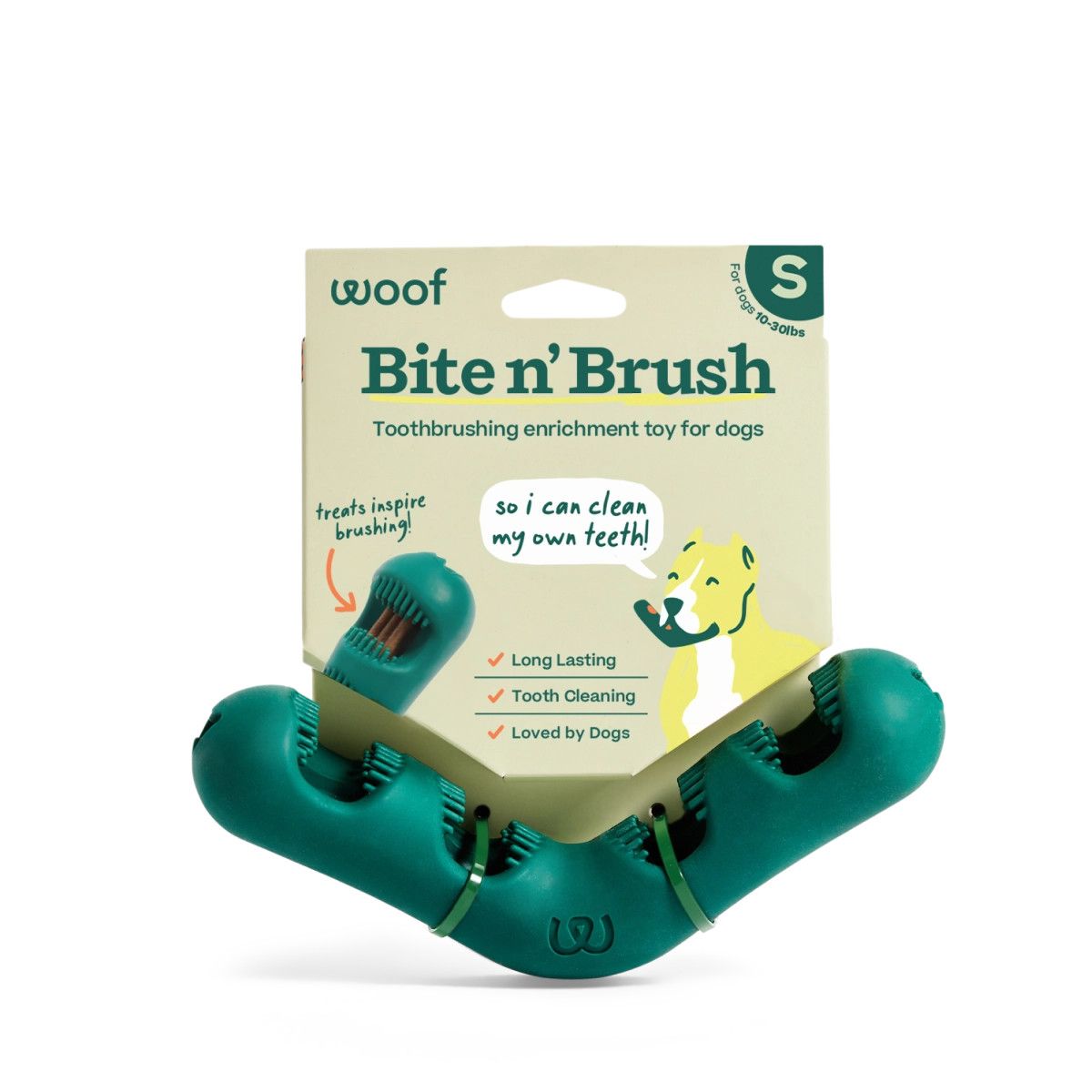 Woof Pet - Bite n&#39; Brush Large