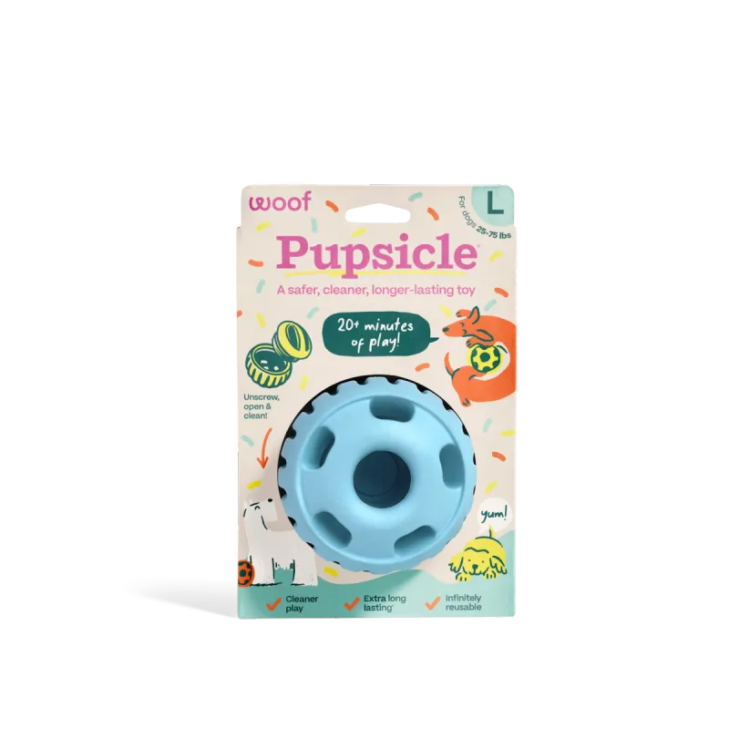 Woof Pet - Pupsicle Toy - Party Blue Large
