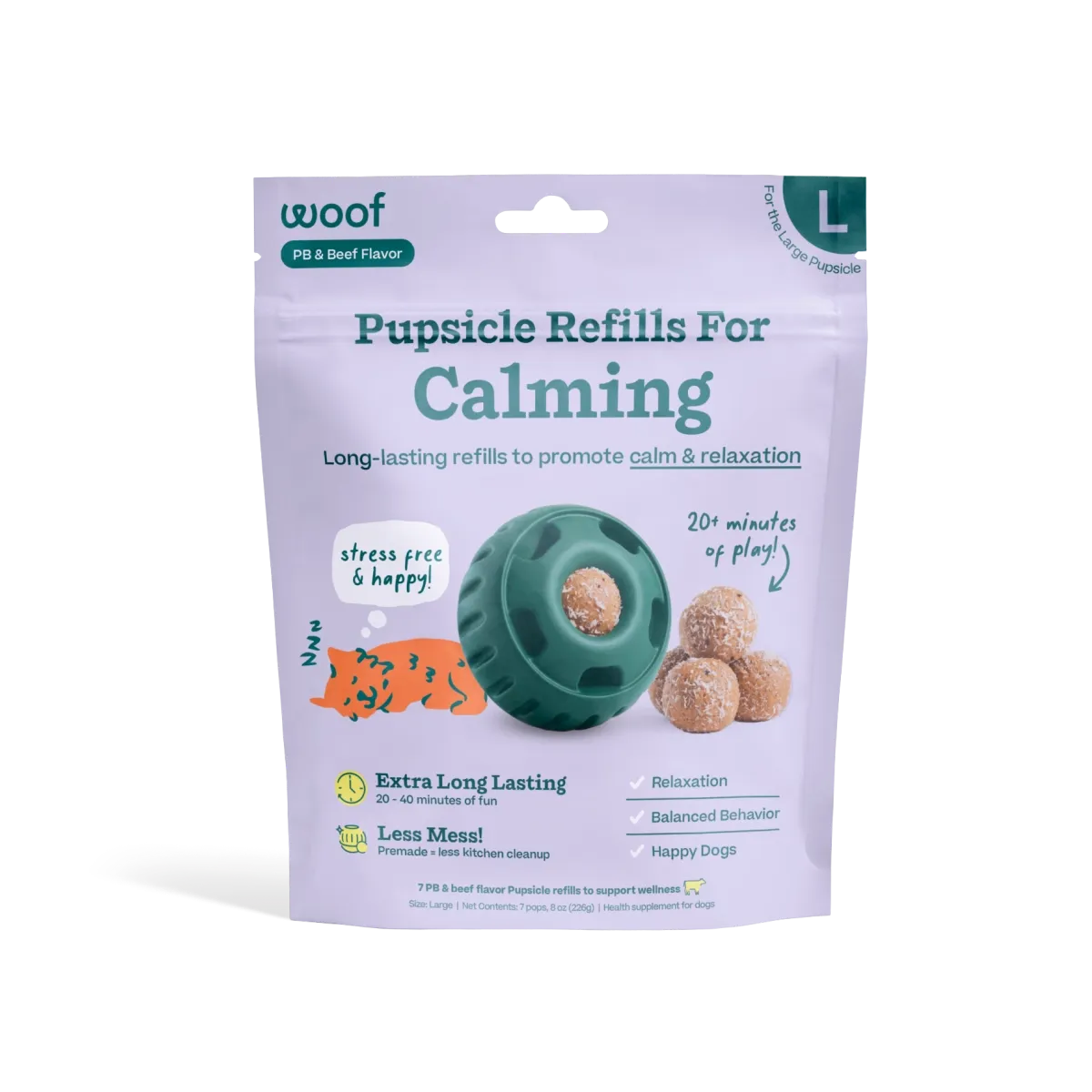 Woof Pet - Calming Vitamin Pupsicle Pops Large