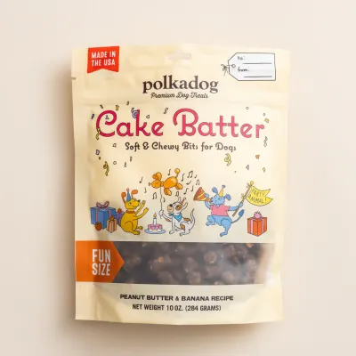 Polka Dog Bakery - Wonder Nugget Cake Batter (PB &amp; Banana) 7oz