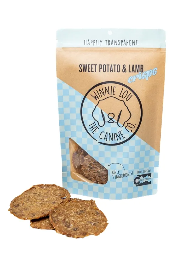 Winnie Lou - Sweet Potato &amp; Lamb Crisps - Dog