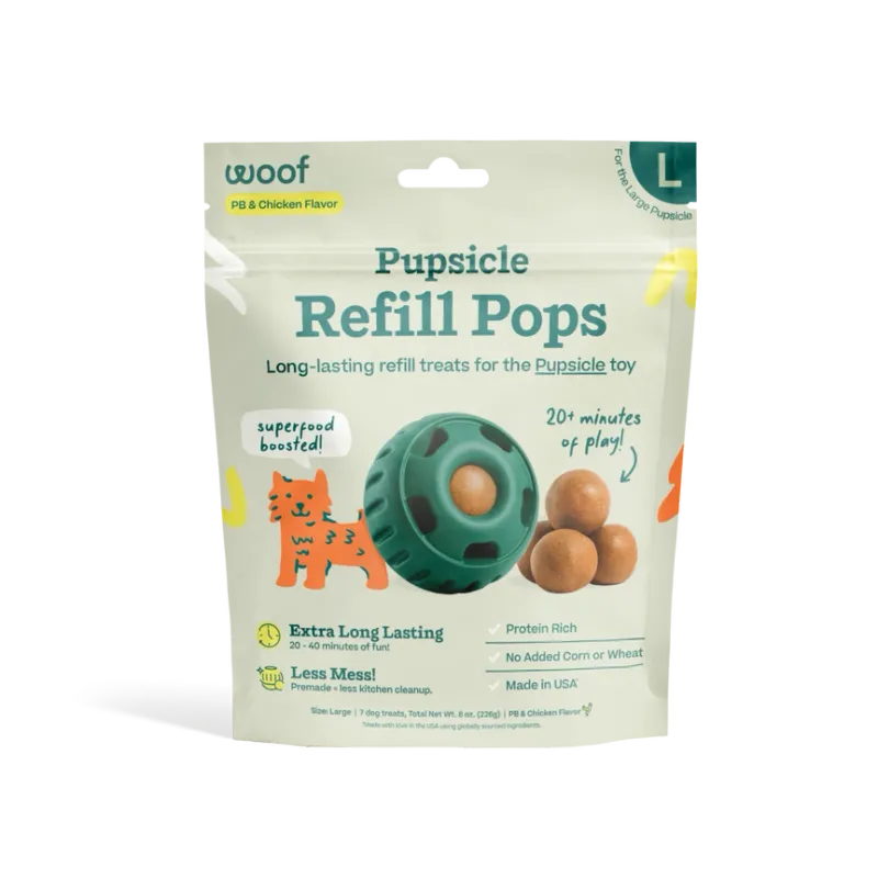 Woof Pet - Pupsicle Pops Large / Chicken and PB