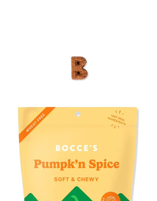 Bocce&#39;s Bakery - Soft &amp; Chewy - Dog - Pumpkin Spice 6oz