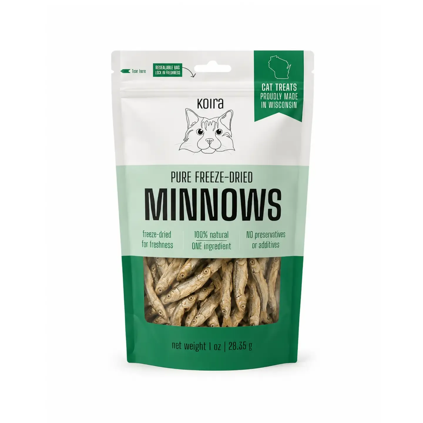 Koira - Cat - Freeze Dried Minnows - 1oz