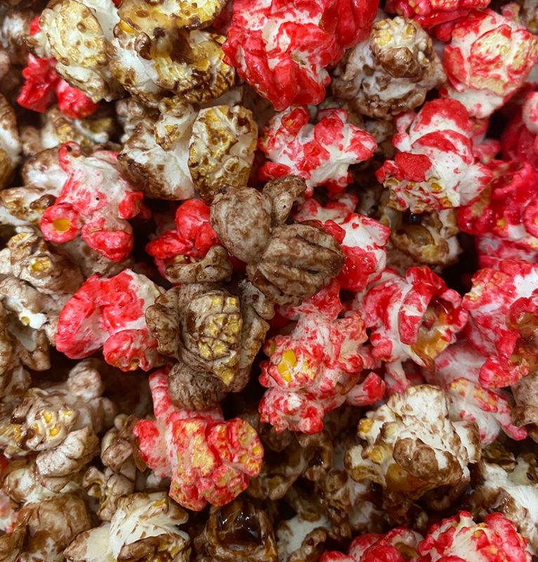 Chocolate Strawberry Popcorn
