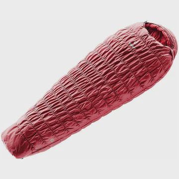 Deuter Exosphere -6, Sleeping Bag, Cranberry-fire, Zip Right