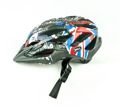 BELL - SEQUENCE BICYCLE HELMET BLACK AND RED JIMBO PHILLIPS