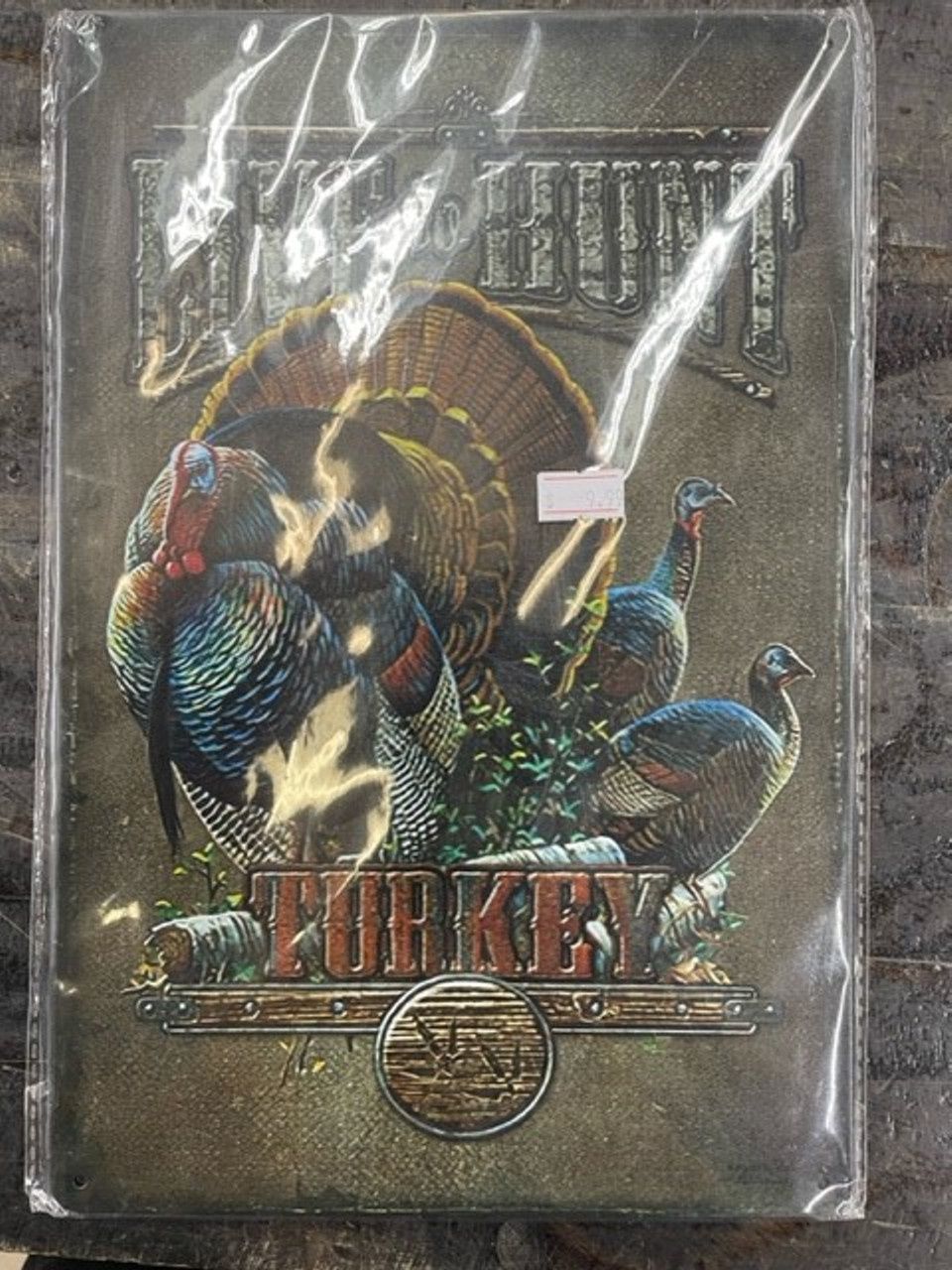 Live To Hunt Turkey - Retro Tin Sign