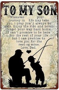 To My Son - Retro Tin Sign