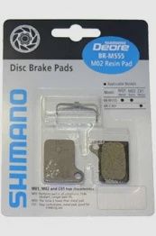 SHIMANO BR-M555 DISC BRAKE PADS 1PR M02 RESIN