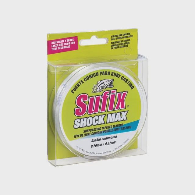 Sufix Shock Max Tapered Leader 5x15m 0.23mm-0.57mm