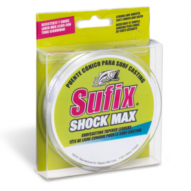 SUFIX SHOCK MAX TAPERED LINE 15Mx5 0.26mm-0.57mm