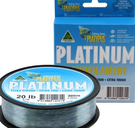 Platypus Platinum Monofilament Fishing Line 20lb 300m