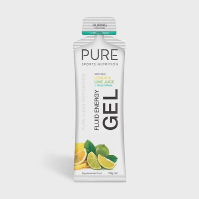 PURE Fluid Energy Gel - Lemon Lime + Caffeine