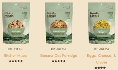 Real Meals Freeze Dried Meals - Breakfast