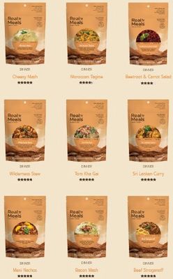 Real Meals Freeze Dried Meals - Dinner