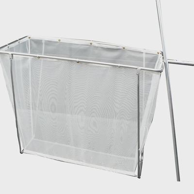Nacsan White Bait Folding Scoop Set Net &amp; Handle White