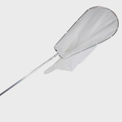 Nacsan White Bait Scoop Net 3.1m Velcro White  With Trap - Detachable Handle