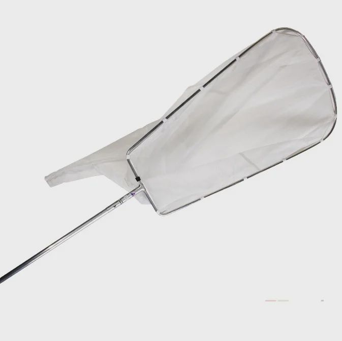 Nacsan White Bait Scoop Net 3.7mWhite with Trap - Detachable Handle