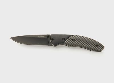 Whitby Lock Knife C.Fibre Pattern - 2.75&quot; LK173