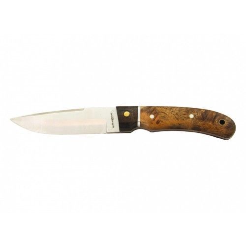 Whitby Sheath Knife Pakkawood/Burlwood - 4.5&quot; HK1201