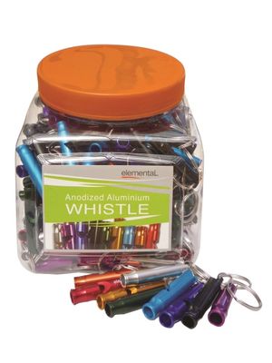 Elemental - Pealess Whistle - Colour Mix - Each