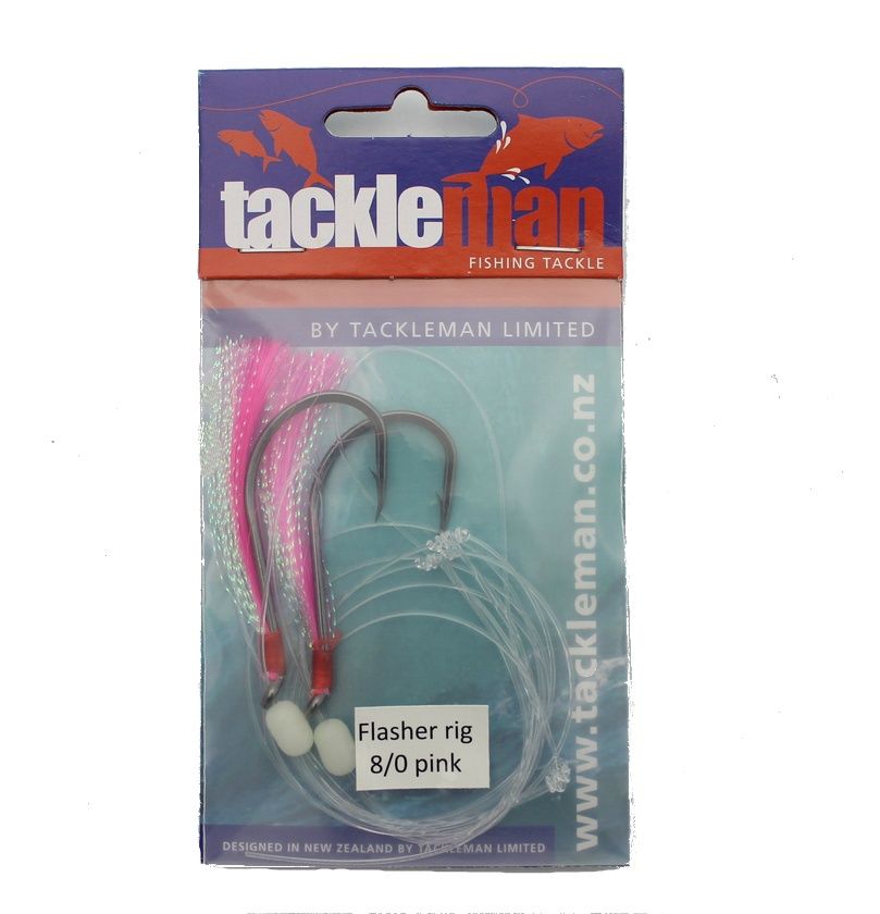 Tackle Man Flasher Rig 8/0 Pink